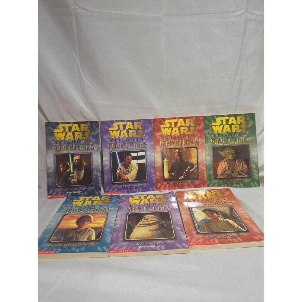 Lot of 7 Star Wars Episode 1 Adventures 1-5,7,8